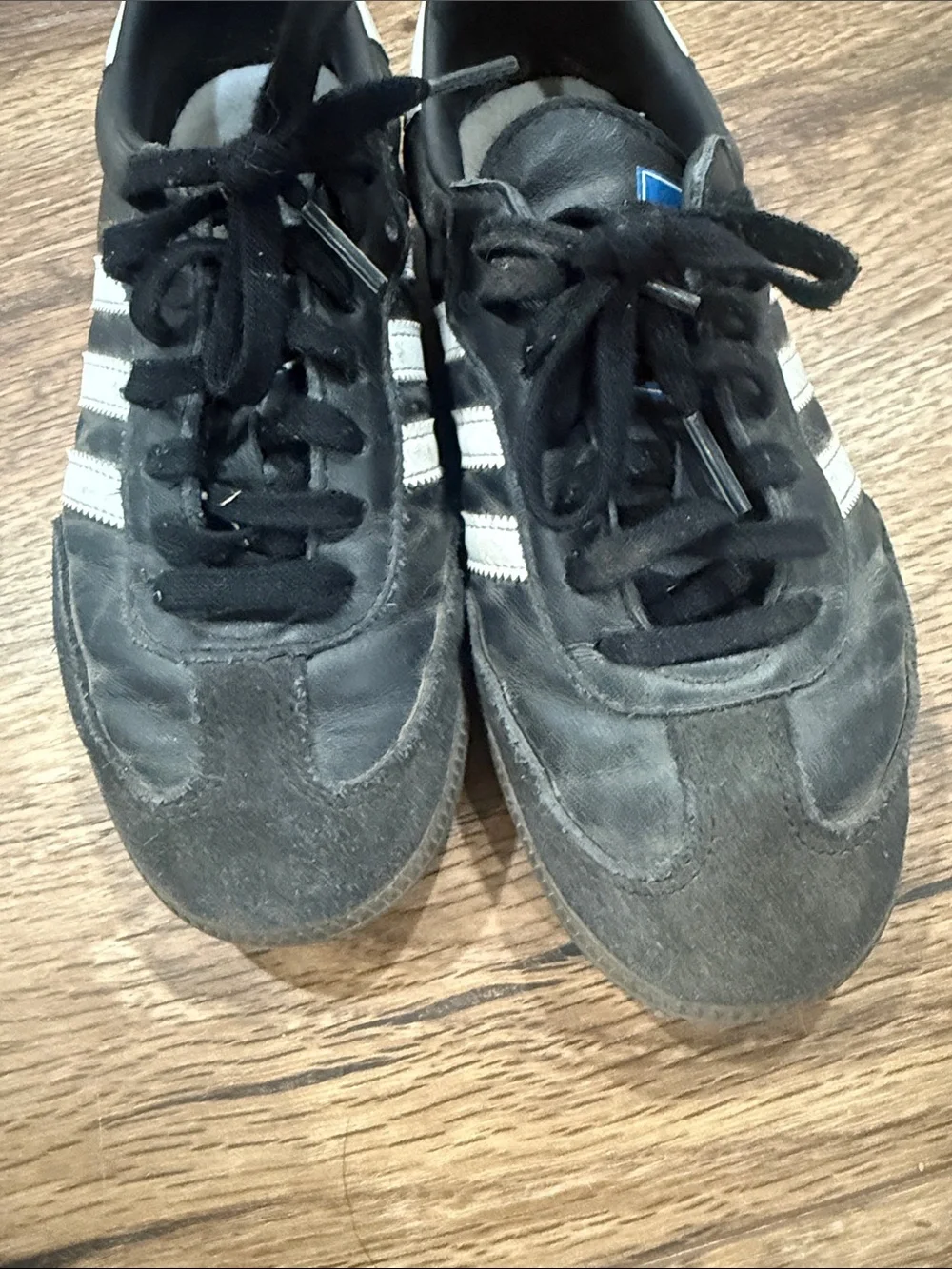 Adidas Samba youth Black & White Classic Leather Sneaker - Picture 6 of 6